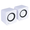 Caixa de Som 2.0 Usb 5v 2x 1w Com Controlador de Volume Branca - Vs-01b