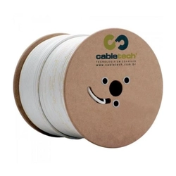 Cabo Coaxial Cabletech Rff 4mm Bip. Rf75 0,4/2,5 + 2x26 85% P02cb12/72 - 500m