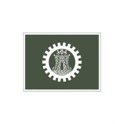 Divisa de Gola Engenheiro Militar (Emborrachado)