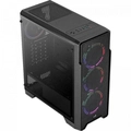 Gabinete Gamer Aerocool Ore Saturn Preto Rgb Lateral Acrílico