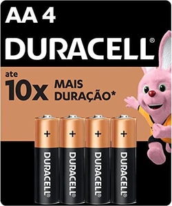 PILHA AA ALCALINA DURACELL C/4