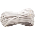Cabo Extensao Liso Telefone 6x2 10m Branco Loud