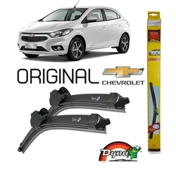 Par Palheta Original Dianteira Limpador Gm Chevrolet Onix 2013 Em Diante Sd6 60cm/35cm
