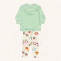 Conjunto Moletom com Legging Estampada Bebê Fakini - Feminina