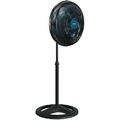 Ventilador Osc de Coluna Turbo 50cm 6 Pás - 127v - Preto/azul