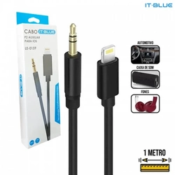 Adaptador Iphone Macho P/ P2 Macho (blister) Ref:le-0159