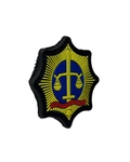 Breve emborrachado Direitos Humanos- Colorido c/ fundo Preto