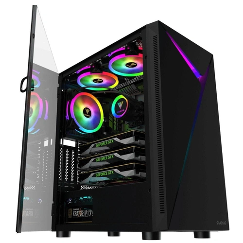 Gabinete Gamer Gamdias Argus E4 Elite Mid Tower RGB Preto