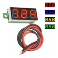 Aokin Mini Voltímetro Digital Led Vermelho 4.5-30v 0.28