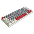 Teclado Mecanico Gamer Pcyes Kuromori White Ghost Rainbow Switch Red - Ptkmwg60rd