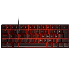 Teclado Pcyes Mecanico 60% Zot Outemu Red Hotswap Led Vermelho - PZOHRDV