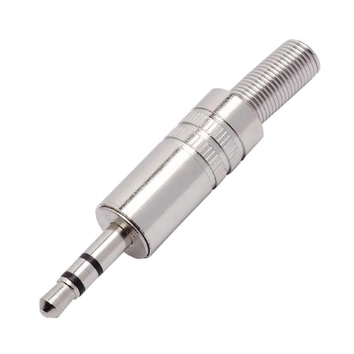 Plug P2 Stereo Metalico Com Mola