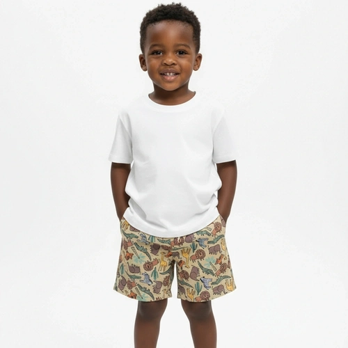 Bermuda Tactel By Gus Animais Masculino - Oliva