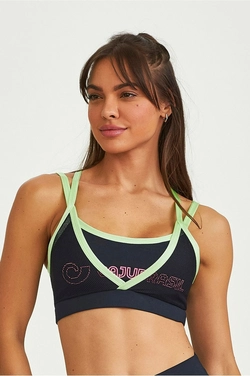 Top NZ com Tela e Silk - Preto - Caju Brasil