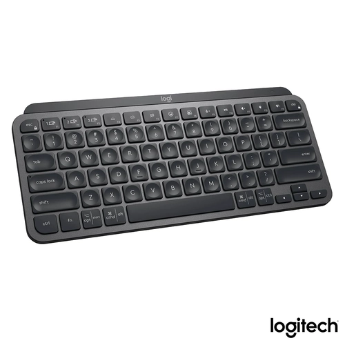 Teclado Logitech MX Keys Mini, Layout US, Bluetooth, USB, Easy-Switch, Recarregavel, Grafite, Sem Fio - 920-010505