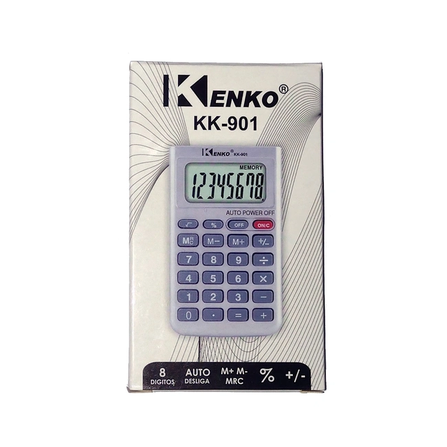 Calculadora Pequena Kenko KK-901 (08 Dígitos)