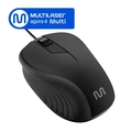 Mouse Multi Emborrachado Com Fio Mf300 Ergonomico - Mo222