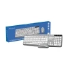 KIT TECLADO E MOUSE SEM FIO CINZA BMTW01 - BLUECASE - PILHA / ABNT2
