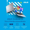 Notebook ASUS Vivobook 16, Intel Core i7 13a geração, 16GB, 1TB SSD, Windows 11 Home, 16” WUXGA, Cool Silver