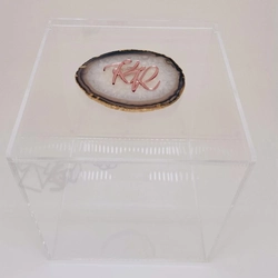 Caixa Seringas da Semana Ágata Natural - Logo inicial ou desenho