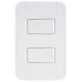 Conjunto 4x2 2 Interruptores Paralelos 10a/250v Branco