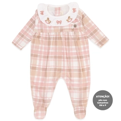 Macacão Manga Longa com Gola Babado Suedine Feminino – Brinquedos Femininos