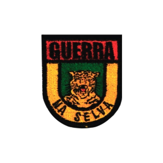 Bordado Termocolante Guerra na Selva