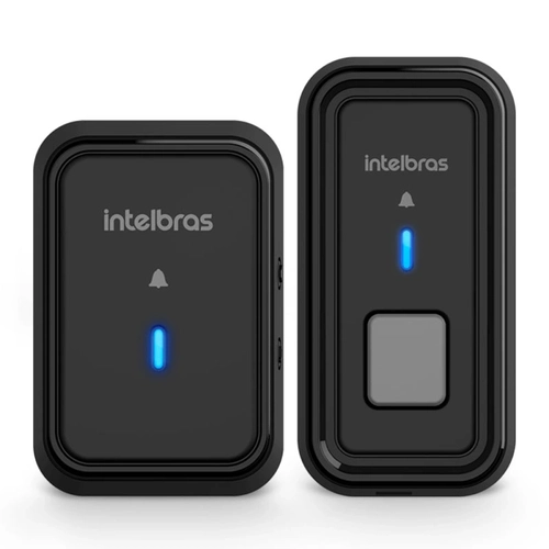 Campainha Intelbras Cib101 Sem Fio Com Bateria Preto