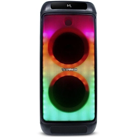 Caixa de Som Ativa Ultrabox-6 - 600w Rms Woofers 2x6.5 e Driver 1.5 Iluminação Gamma Fx - Efeitos de Dj - Tfultrabox6