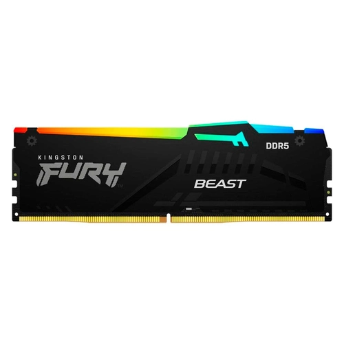 Memória Ddr5 16gb 6000mhz Fury Beast RGB - Kf560c36bbe2a-16