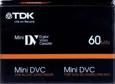 FITA MINI DV 60 MINUTOS TDK