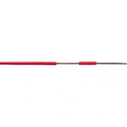 Fio Cabinho Flexível 0,30mm Vermelho Tiaflex - Rl / 100
