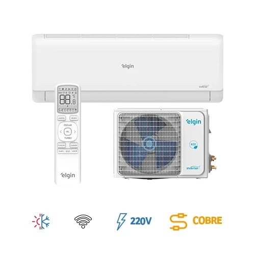 Ar-Condicionado Split Elgin Inverter Wi-Fi 18.000 BTUs Quente/Frio 220V