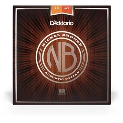Encordoamento Violão Aço .010-.047 Nickel Bronze Nb1047 d Addario