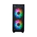 Gabinete Cooler Master Haf 500 Lateral Vidro Temperado - 2 Fans Argb 200mm Led Argb - Preto - H500-kgnn-s00