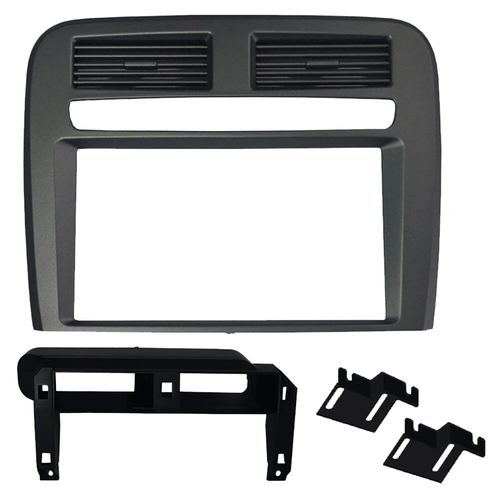 Moldura Fiamon 2 Din Fiat Punto 08/ 12 Grafite