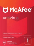 Antivírus Mcafee 1 Pc 12 Meses - Macf0014kiti