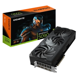 Itx Gamer  Placa de Vídeo Gigabyte NVIDIA GeForce RTX 5090 WINDFORCE OC, 32GB, GDDR7, DLSS, Ray Tracing - GV-N5090WF3OC-32GD  image