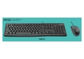 Kit Teclado e Mouse Logitech MK120, Design Confortável, Durável e Resistente à Respingos, Layout ABNT2 - 920-004429