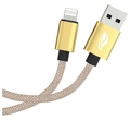 Cabo Usb-c Tipo-c Para Lightning C3tech 1M Dourado - Cb-cl200gd