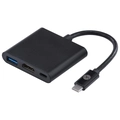 Adaptador Hub Usb Tipo c P/ Hdmi/usb 3.0/tipo c - 20 Cm - Hchuc-20
