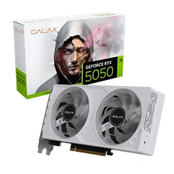 Placa de Vídeo 8GB RTX5050 Galax 1-Click OC White - 55NSL8MHCZBS