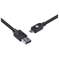 Cabo Usb x Micro Usb b 2.0 5 Pinos 1.8m Preto - Musb-2