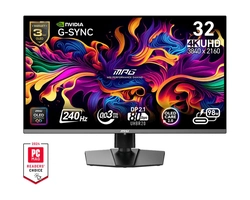 Monitor Gamer MSI MPG 322URX QD-OLED, 32'', 4K, 240Hz, 0.03ms - 9S6-3DD29A-024