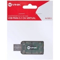 Adaptador Placa de Som USB 5.1 Canais Virtual Vinik - AUSB51