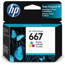 Cartucho Original HP 667 Color - 1200 / 2300 / 2700 / 6400