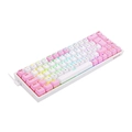 Teclado Mecânico Gamer Redragon Castor RGB Switch Azul USB Removível Branco - K631W-RGB