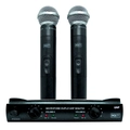 Microfone Mxt Sem Fio Duplo Uhf302 Maleta Freq 685,8-690,3mhz