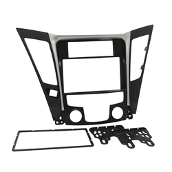 Moldura Fiamon 2 Din Hyundai Sonata Basico 11/ 15 Preta