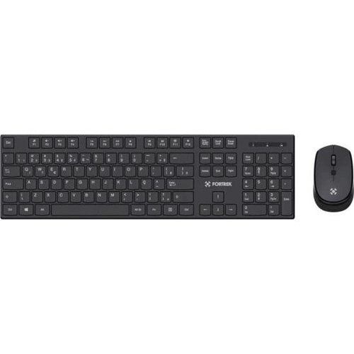 Kit Mouse e Teclado Fortrek Cw11 Wireless Preto